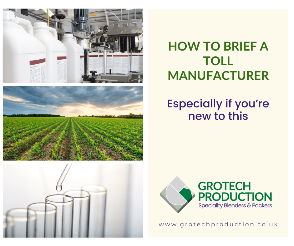 How to Brief a Toll Manufacturer